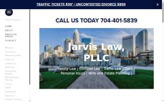 Jarvis Law, PLLC website
