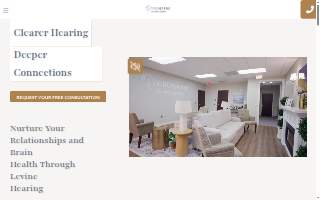 Levine Hearing website