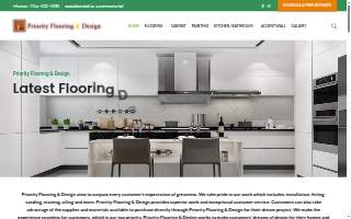 Priority Flooring & Design website