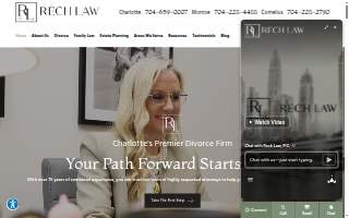Rech Law, P.C. of Charlotte website