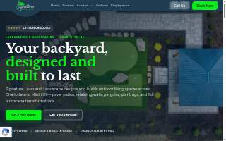 Signature Lawn And Landscape | Hardscape and Construction website