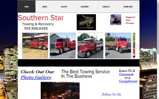 Southern Star Towing & Recovery website