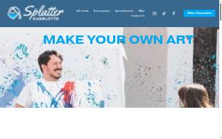 Splatter Charlotte website