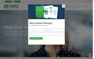 Starrett Law Firm website