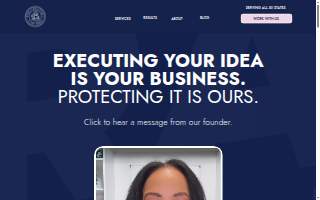 The Creator's Law Firm website