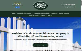 Town & Country Fence website
