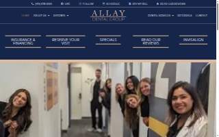 Allay Dental Group website