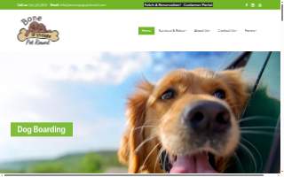 Bone Voyage Pet Resort website