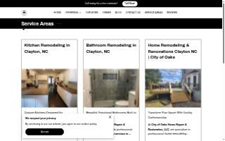 City Of Oaks Home Repair & Restoration, LLC website