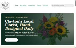 Clayton Florist: The Florist at Plantation website