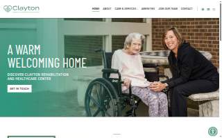 Clayton Rehabilitation and Healthcare Center website