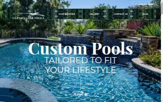 Clearwater Pools of Clayton website