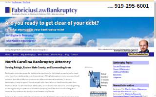 Erich Fabricius, Bankruptcy Attorney website