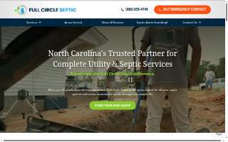 Full Circle Environmental website