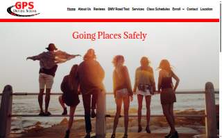 GPS Driving School of Clayton website
