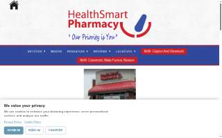 HealthSmart Pharmacy website