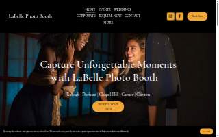 LaBelle Photo Booth website