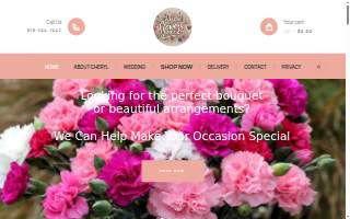 When Flowers Speak website