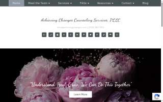 Achieving Changes Counseling Services, PLLC website