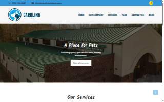 Carolina Pet Place website