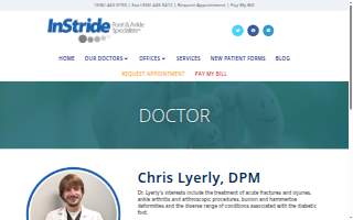 Chris Lyerly, DPM website