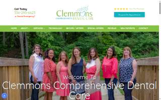 Clemmons Comprehensive Dental Care website