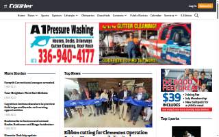 Clemmons Courier website