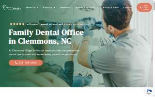 Clemmons Village Smiles website