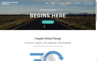 Complete Motion Therapy website