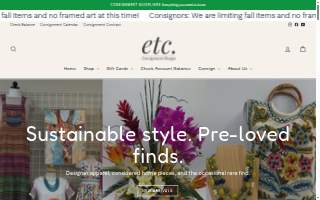 etc. Consignment Shoppe website