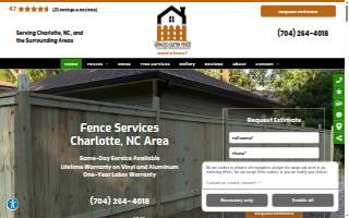 Advanced Custom Fence Inc of Concord website