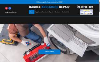 Barbee Appliance Repair website