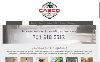 Cabco Handyman Services website