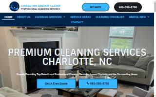 Carolina Dream Clean website