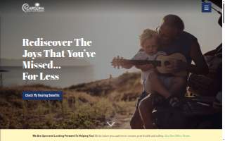 Carolina Health and Hearing of Concord website