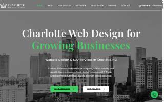 Charlotte Web Design Studio website