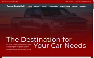 Concord Auto Mall website