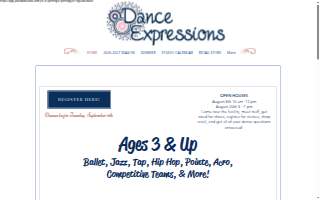 Dance Expressions website