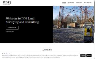 DDE Land Surveying & Consulting, P.A. website