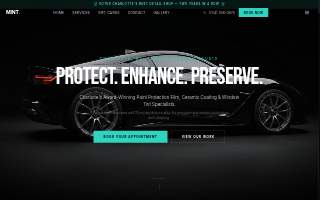 Mint Detailing Studio of Concord website