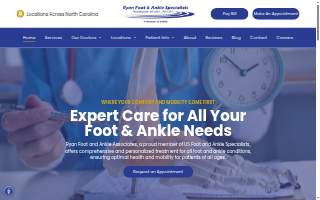 Ryan Foot & Ankle Specialists of Concord website