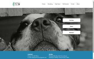 Sandy's Pet Service website