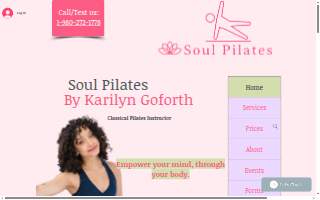 Soul Pilates website
