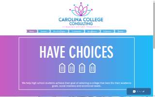 Carolina College Consulting website