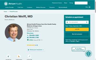 Christian Wolff, MD website