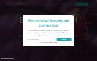 Colorful Creative Agency website