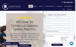 Contour Dentistry website