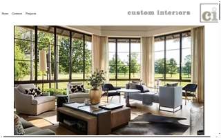 Custom Interiors website