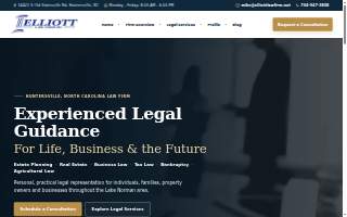 Elliott Law Firm PC website