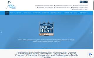 Foot & Ankle Associates of Cornelius website